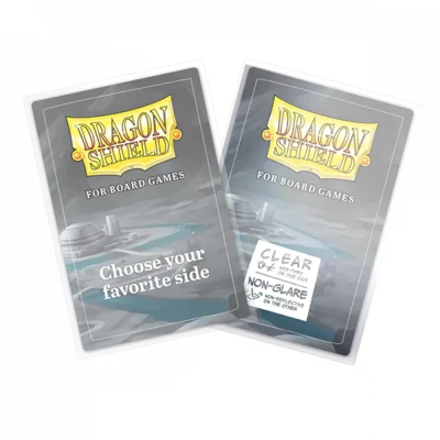 Dragon Shield Oversize Board Games Sleeves (Clear, Non-Glare) - for cards 80 x 120 mm