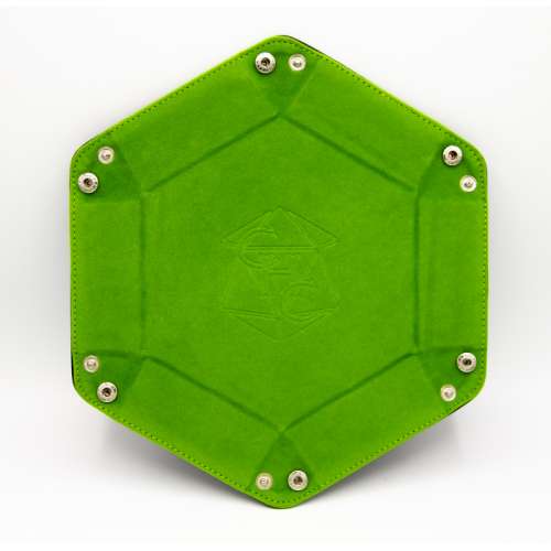 Critical Hit Collectibles Hexagon Dice Tray - Light Green