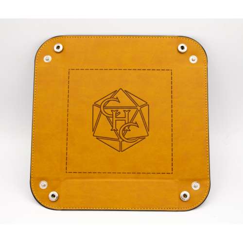 Critical Hit Collectibles Square Dice Tray - Brown
