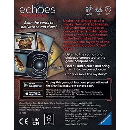 Echoes: The Cocktail - настолна игра