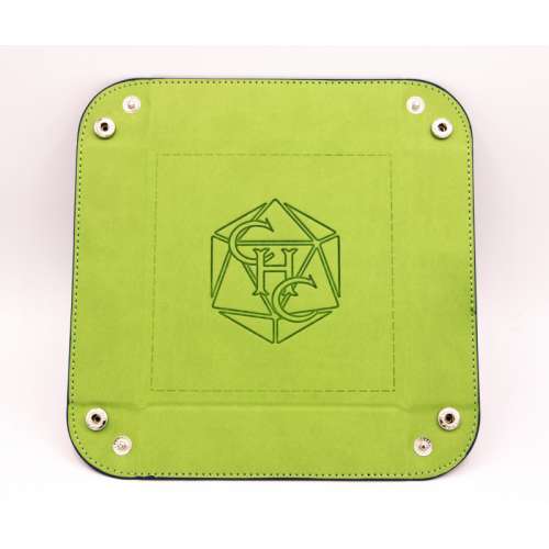 Critical Hit Collectibles Square Dice Tray - Lime Green