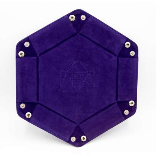 Critical Hit Collectibles Hexagon Dice Tray - Dark Purple