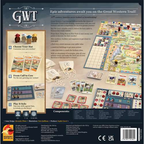 Great Western Trail (Second Edition) - настолна игра