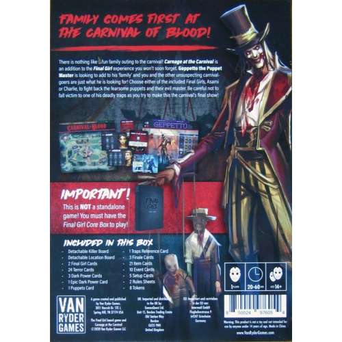 Final Girl: Carnage at the Carnival - разширение за настолна игра