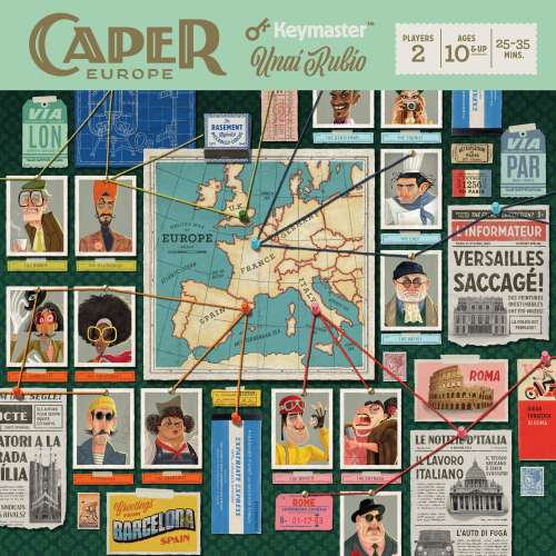 Caper: Europe - настолна игра
