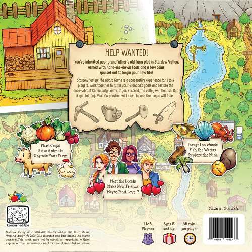 Stardew Valley: The Board Game - настолна игра