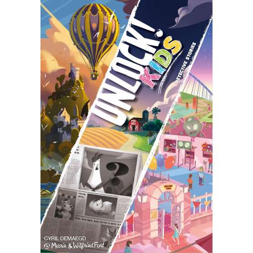 Unlock! Kids: Detective Stories - настолна игра