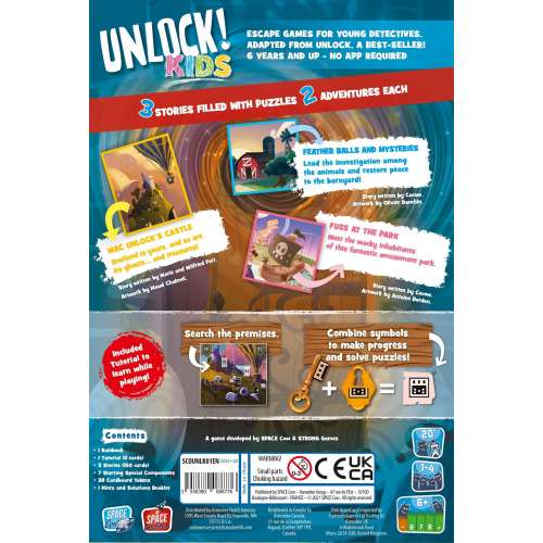Unlock! Kids: Detective Stories - настолна игра
