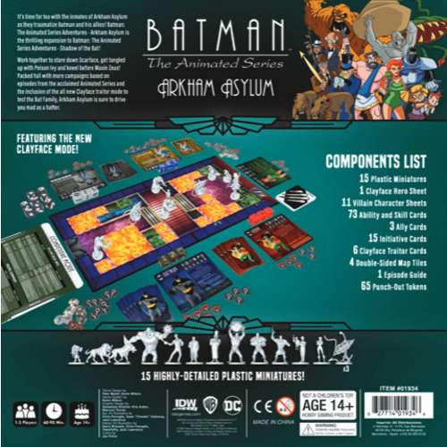 Batman: The Animated Series Adventures – Arkham Asylum Expansion - разширение за настолна игра