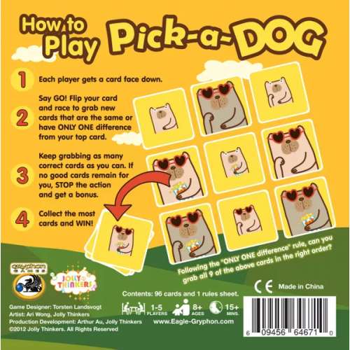 Pick-a-Dog - настолна игра