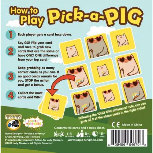Pick-a-Pig - настолна игра