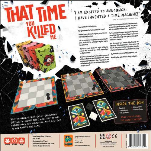 That Time You Killed Me - настолна игра