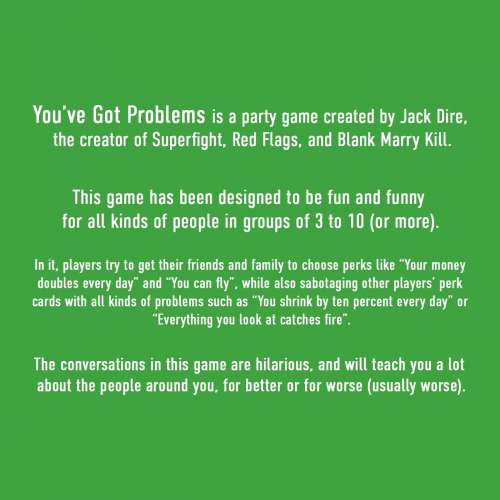 You've got problems - настолна игра