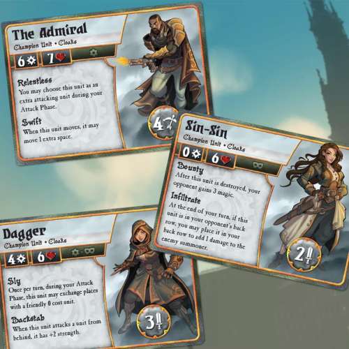Summoner Wars (Second Edition): Cloaks Faction Deck - разширение за настолна игра