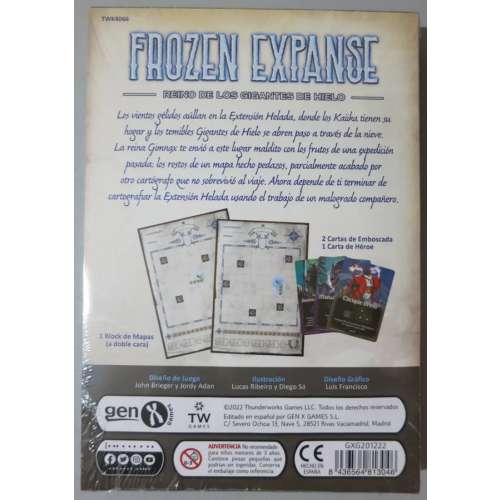 Cartographers Map Pack 4: Frozen Expanse – Realm of Frost Giants - разширение за настолна игра