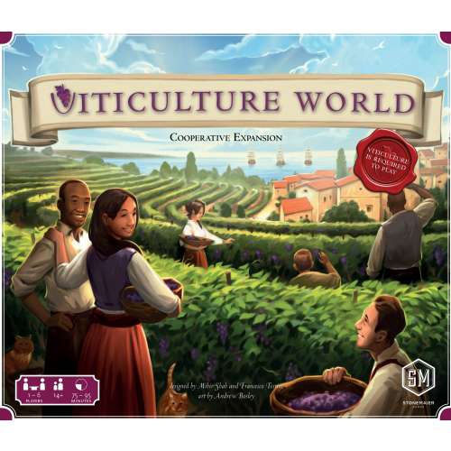 Viticulture World: Cooperative Expansion (+ Replacement Card Pack) - разширение за настолна игра