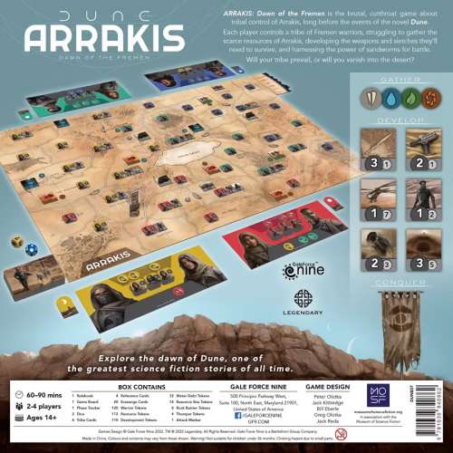 Arrakis: Dawn of the Fremen - настолна игра