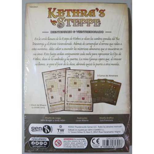 Cartographers Map Pack 5: Kethra's Steppe – Redtooth & Goldbelly - разширение за настолна игра