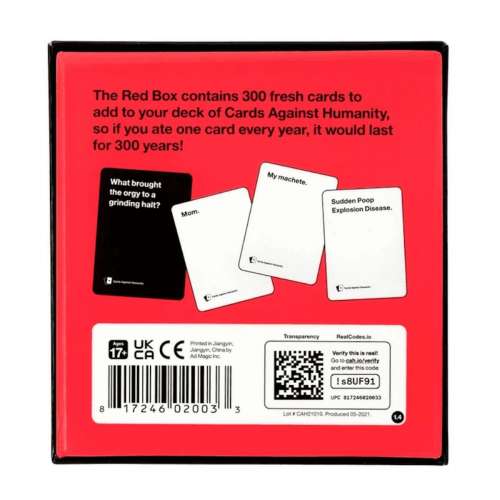 Cards Against Humanity: Red Box - разширение за настолна игра