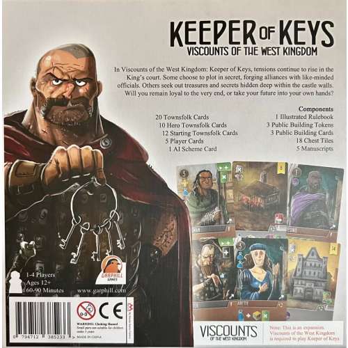 Viscounts of the West Kingdom: Keeper of Keys - разширение за настолна игра