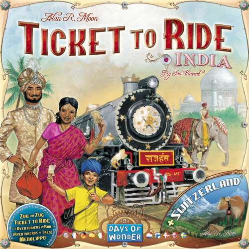 Ticket to Ride Map Collection: Volume 2 – India & Switzerland - разширение за настолна игра