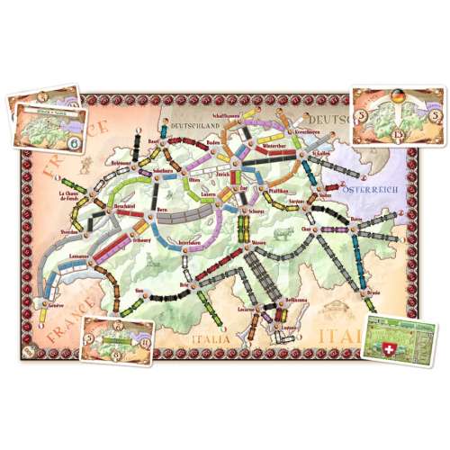 Ticket to Ride Map Collection: Volume 2 – India & Switzerland - разширение за настолна игра