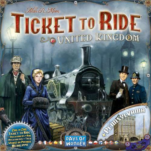Ticket to Ride Map Collection: Volume 5 – United Kingdom & Pennsylvania - разширение за настолна игра