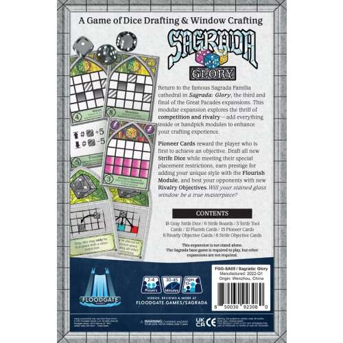 Sagrada: The Great Facades – Glory - разширение за настолна игра