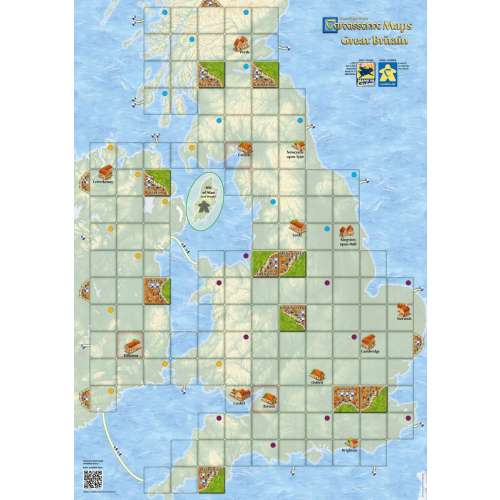 Carcassonne Maps: Great Britain - разширение за настолна игра