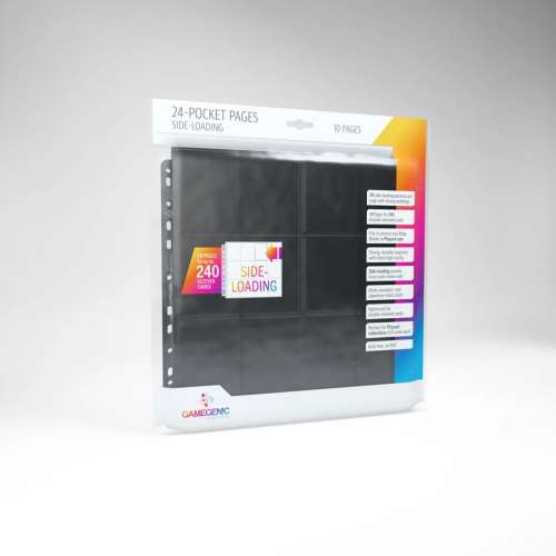 Gamegenic 24-Pocket Sideloader Pages (10 pages)