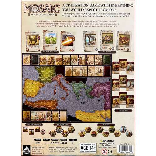 Mosaic: A Story of Civilization - настолна игра