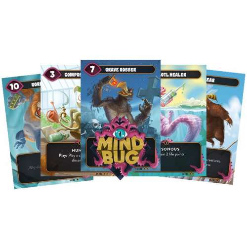 Mindbug: First Contact (Pioneer Kickstarter Pledge) - настолна игра