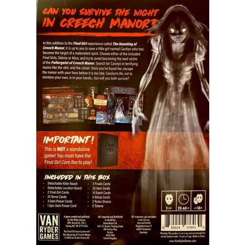 Final Girl: The Haunting of Creech Manor - разширение за настолна игра