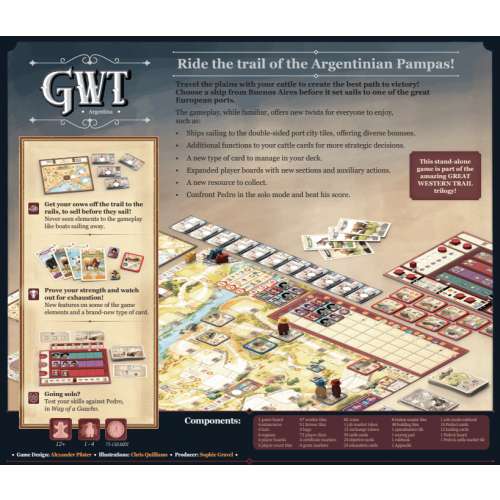 Great Western Trail: Argentina - настолна игра