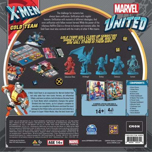 Marvel United: X-Men – Gold Team - разширение за настолна игра