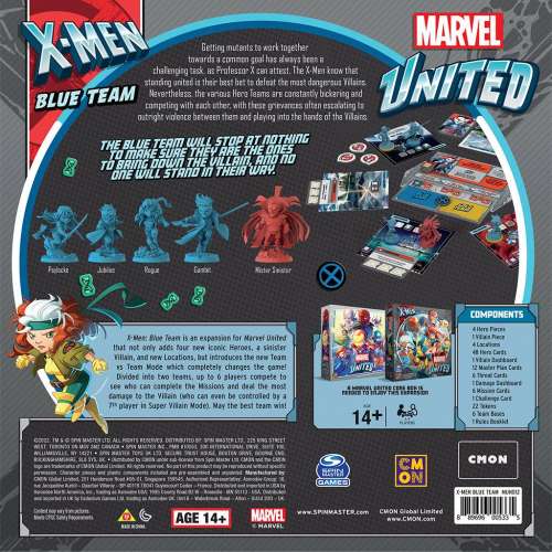 Marvel United: X-Men – Blue Team - разширение за настолна игра