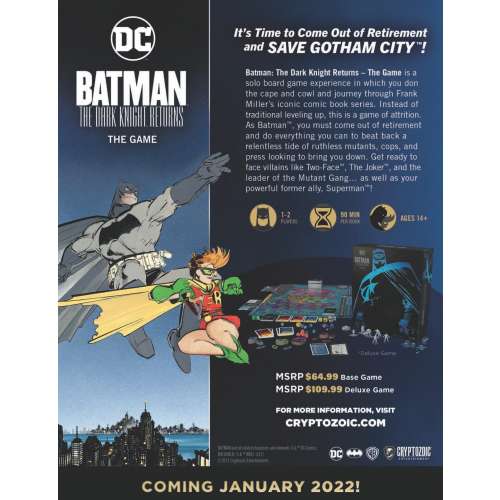 Batman: The Dark Knight Returns – The Game (Deluxe Edition) - настолна игра