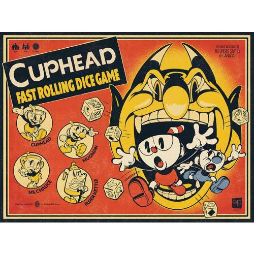 Cuphead: Fast Rolling Dice Game - настолна игра
