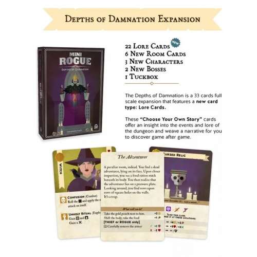 Mini Rogue: Depths of Damnation - разширение за настолна игра