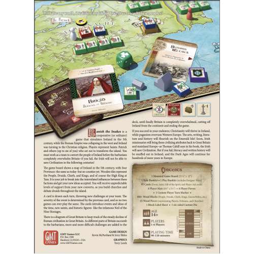 Banish the Snakes: A Game of St. Patrick in Ireland - настолна игра