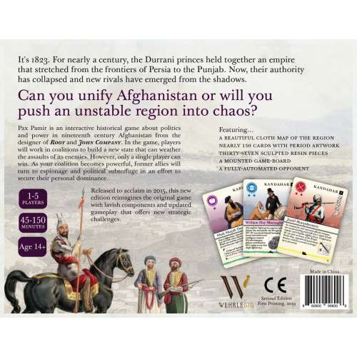 Pax Pamir: Second Edition - настолна игра