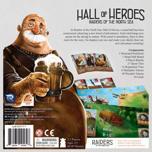 Raiders of the North Sea: Hall of Heroes - разширение за настолна игра