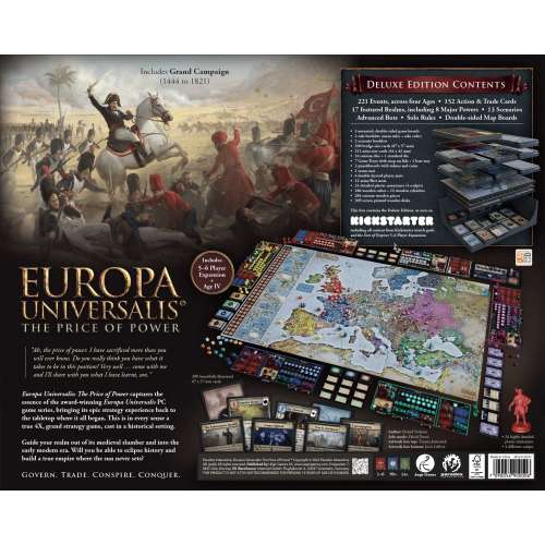 Europa Universalis: The Price of Power (Deluxe Edition) - настолна игра