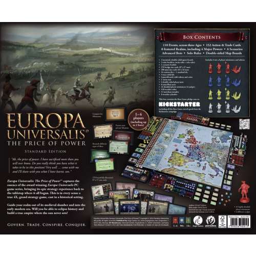 Europa Universalis: The Price of Power - настолна игра