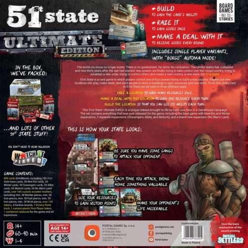 51st State: Ultimate Edition - настолна игра