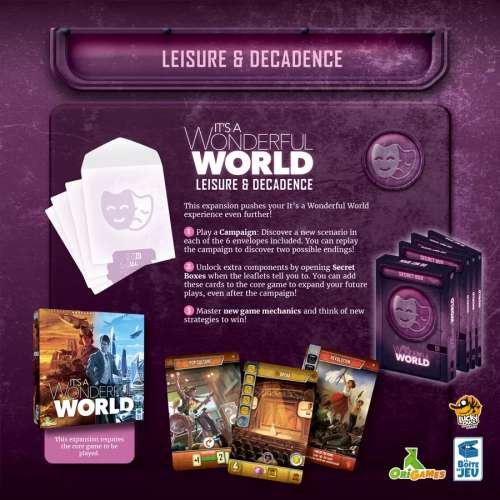 It's a Wonderful World: Leisure & Decadence - разширение за настолна игра