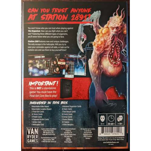 Final Girl: Panic at Station 2891 - разширение за настолна игра