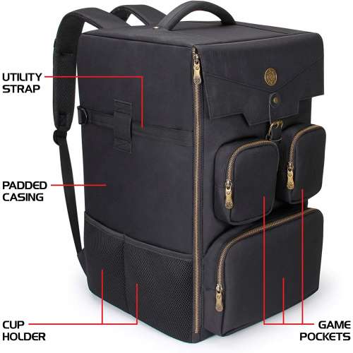 ENHANCE Board Game Backpack (Black) - раница за настолни игри