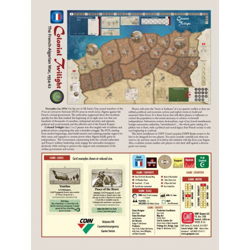 Colonial Twilight: The French-Algerian War, 1954-62 - настолна игра