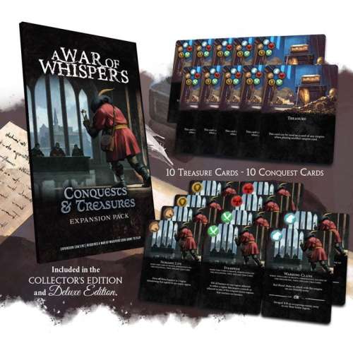 A War of Whispers: Conquests & Treasures - разширение за настолна игра